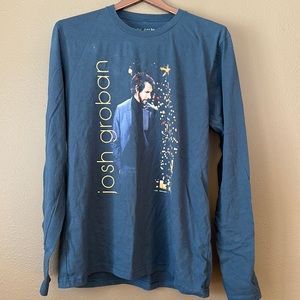 Women’s Josh Groban long sleeved tee; size large